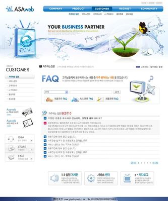 韓國(guó)企業(yè)網(wǎng)站設(shè)計(jì)的視覺(jué)藝術(shù) 圖片與網(wǎng)頁(yè)設(shè)計(jì)的完美融合